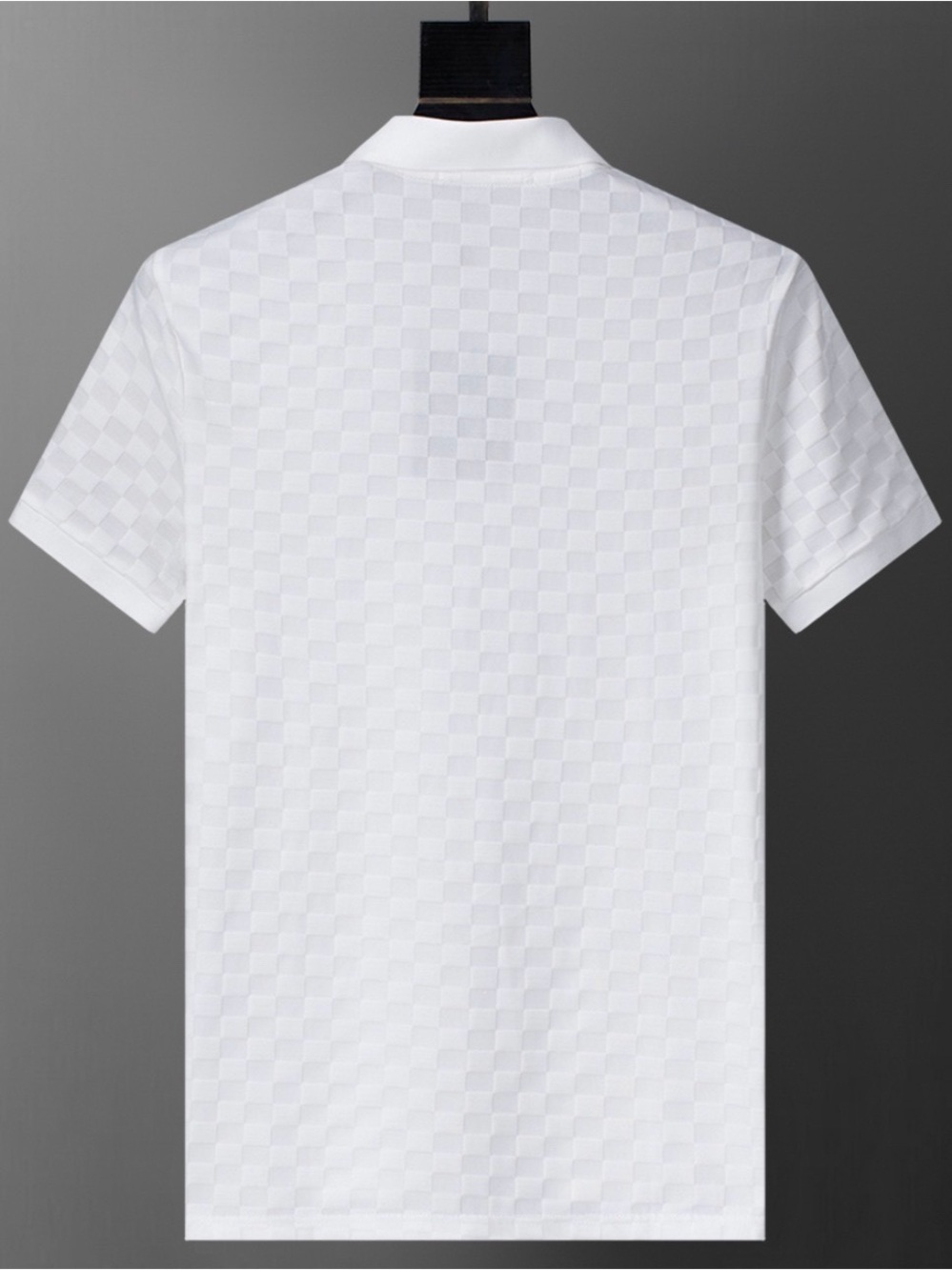 Louis Vuitton White Men's Polo with LV Monogram Patch - Picture 2 of 3